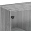 skænk 102x37x75,5 cm konstrueret træ grå sonoma-eg