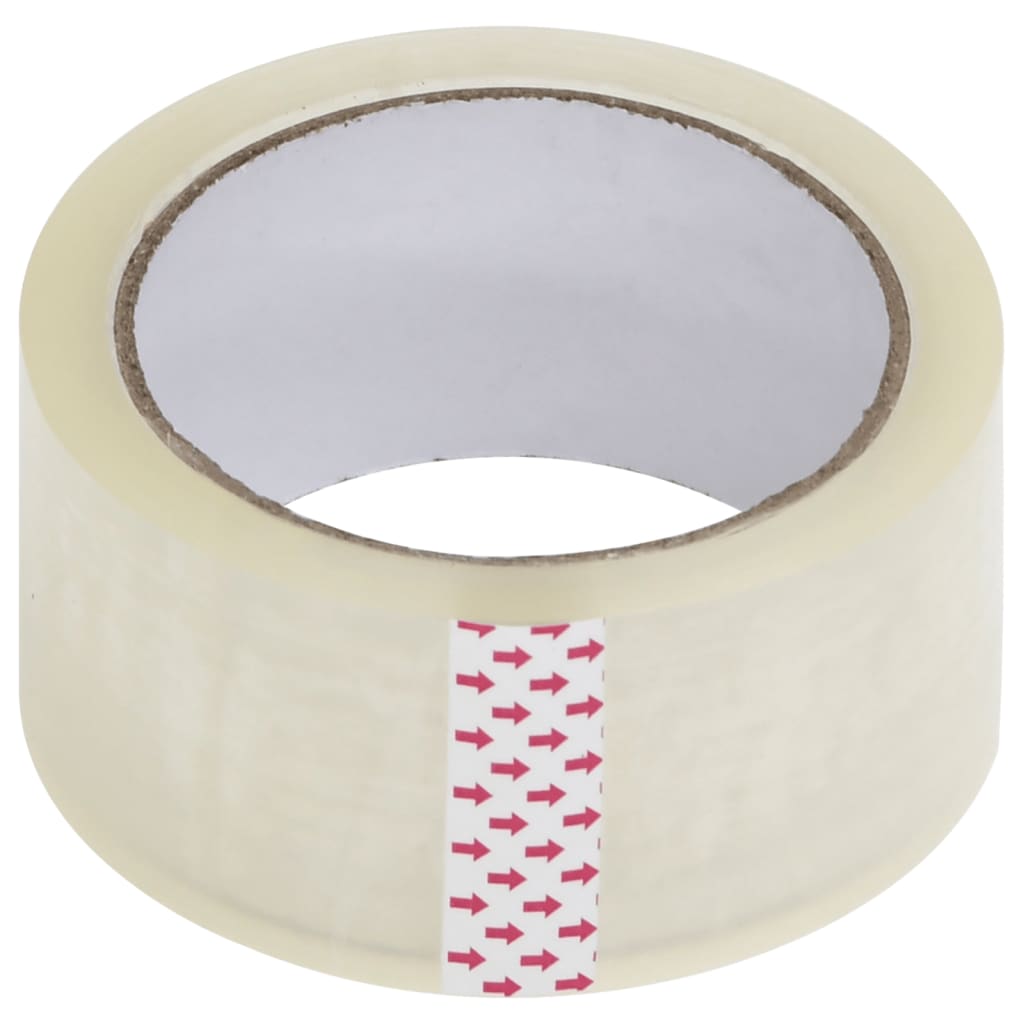 pakketape 12 stk. 48 mm x 66 m transparent
