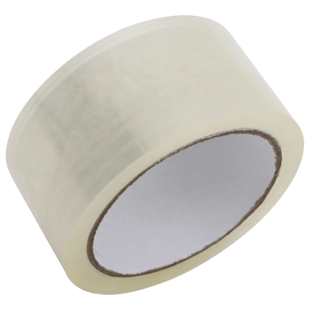 pakketape 12 stk. 48 mm x 66 m transparent