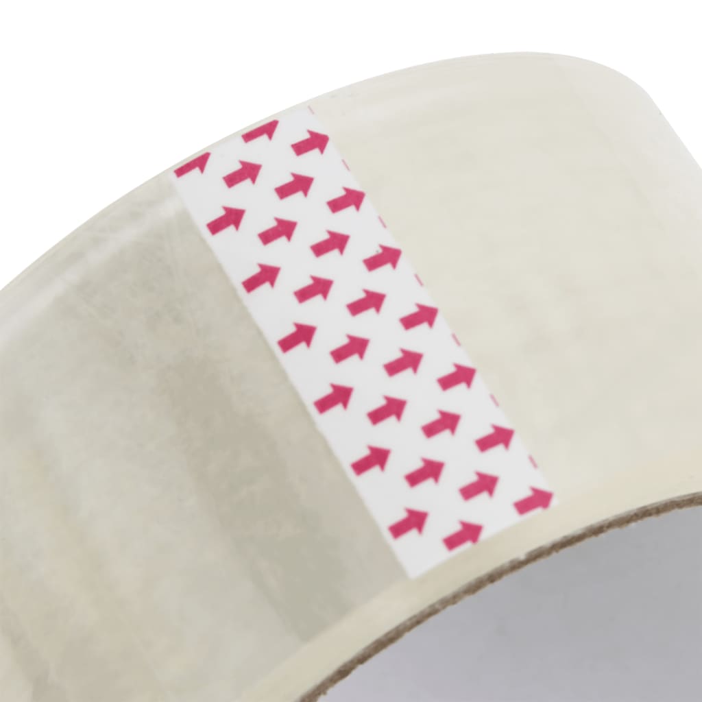 pakketape 12 stk. 48 mm x 66 m transparent
