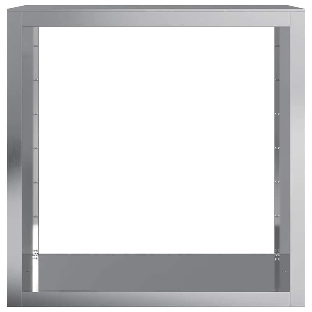 brændestativ 100x40x100 cm galvaniseret stål