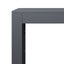 brændestativ 100x40x80 cm stål antracitgrå