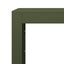 brændestativ 100x40x80 cm stål grøn