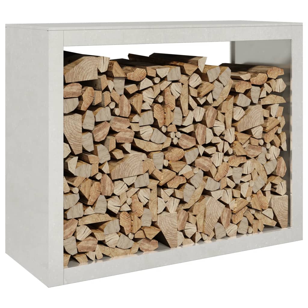 brændestativ 100x40x80 cm rustfrit stål