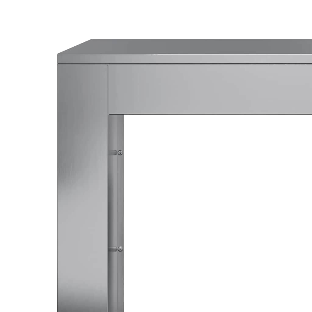brændestativ 100x40x80 cm galvaniseret stål