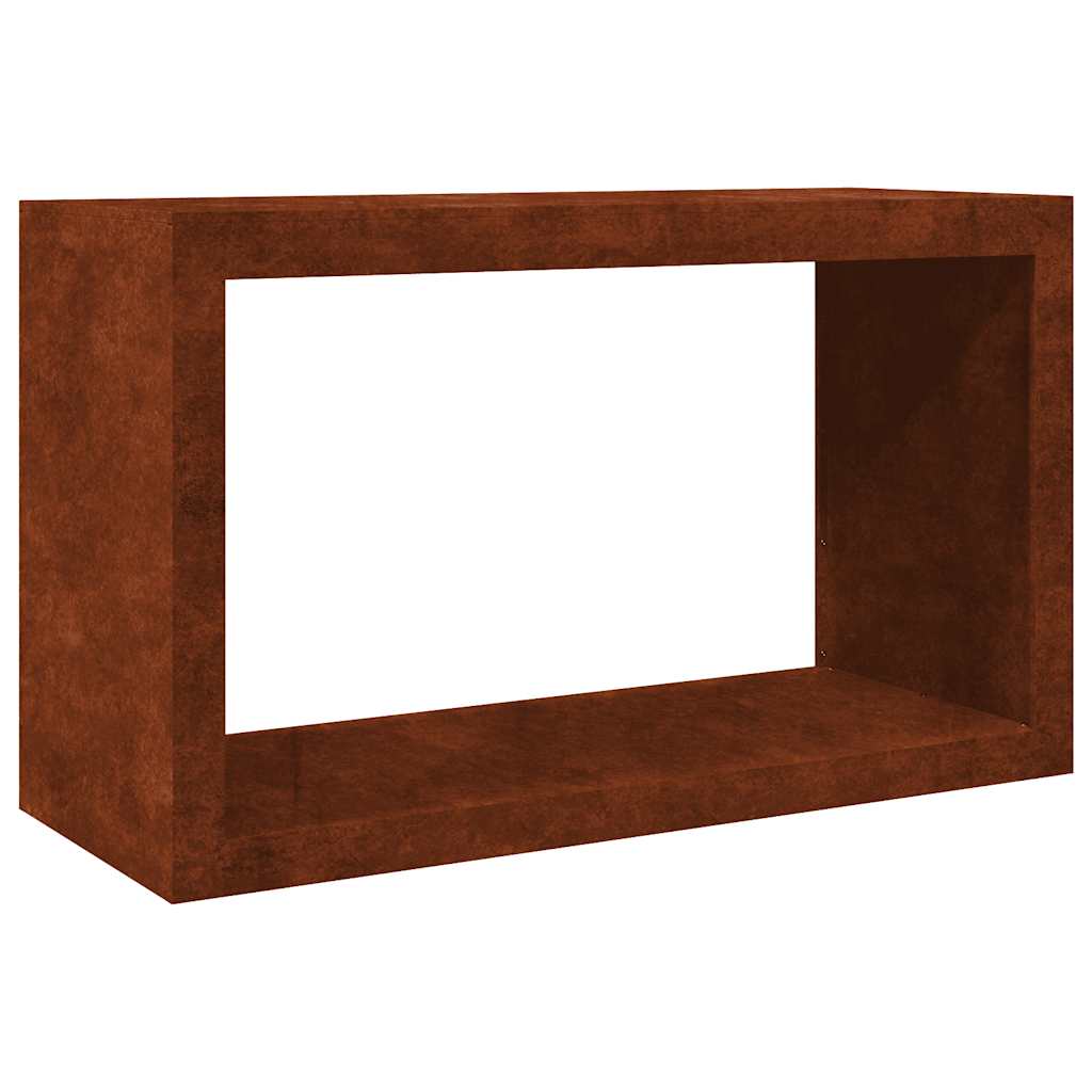 Brændereol 100x40x60 cm i vejrbestandigt stål