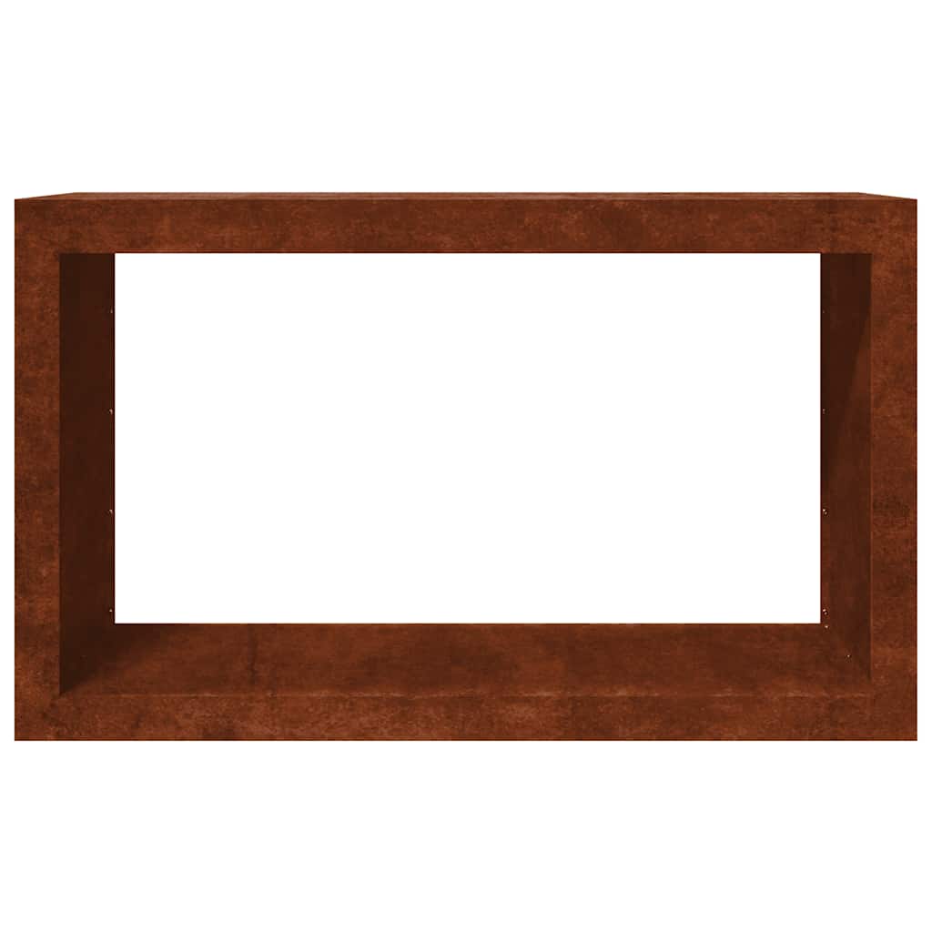 Brændereol 100x40x60 cm i vejrbestandigt stål