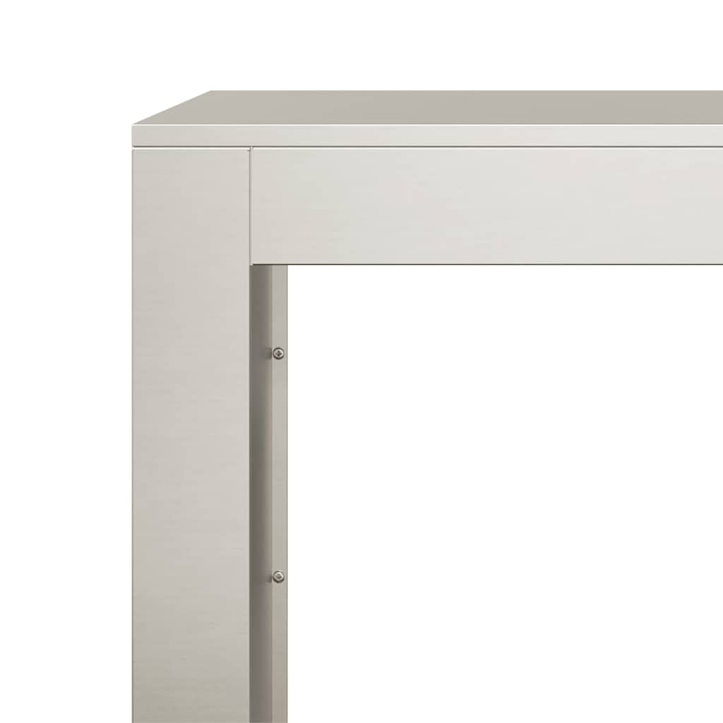 Brændereol 100x40x60 cm i vejrbestandigt stål