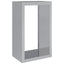 brændestativ 60x40x100 cm galvaniseret stål