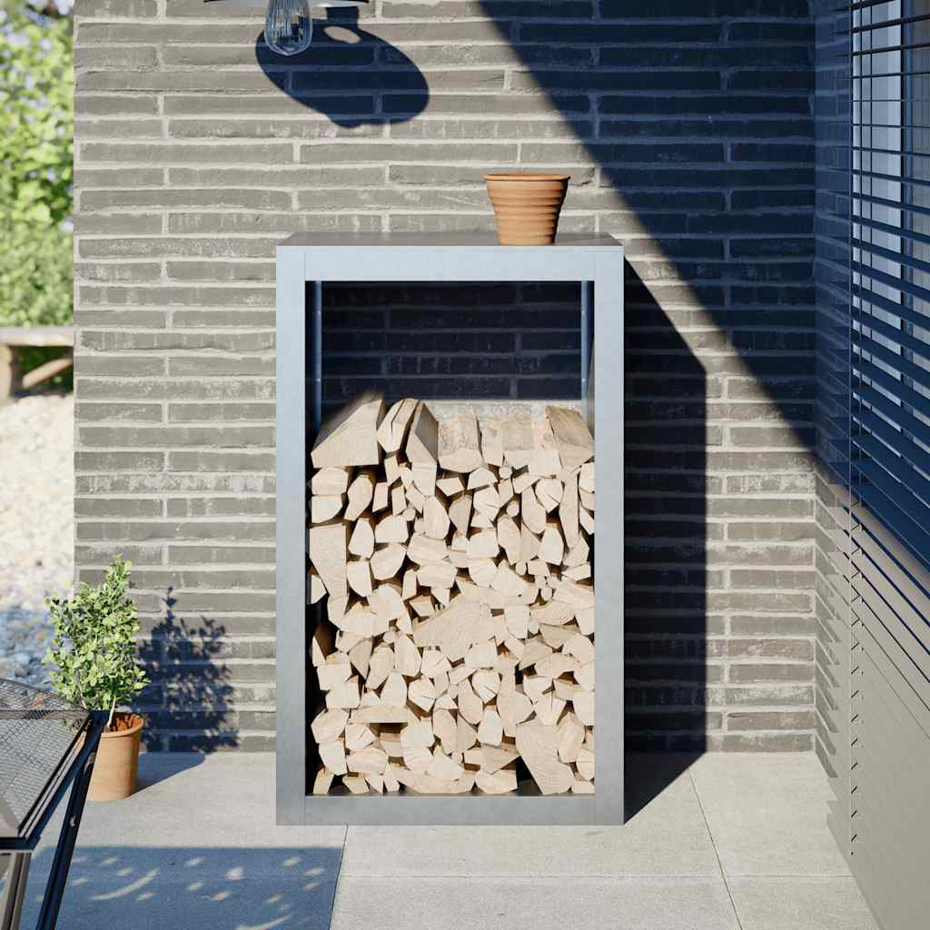 brændestativ 60x40x100 cm galvaniseret stål billede