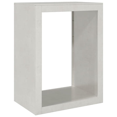 brændestativ 60x40x80 cm rustfrit stål