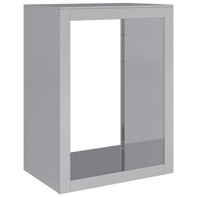 brændestativ 60x40x80 cm galvaniseret stål