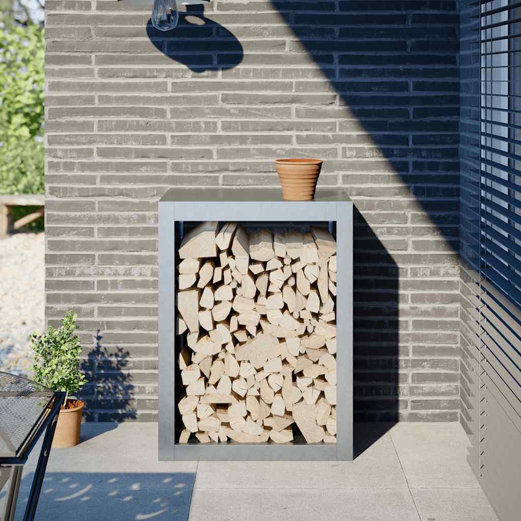 brændestativ 60x40x80 cm galvaniseret stål billede