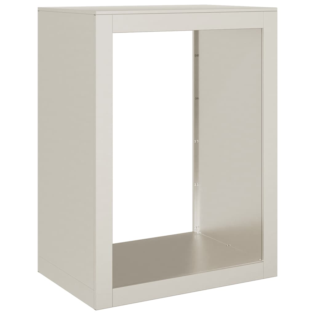 Brændereol 60x40x80 cm i vejrbestandigt stål