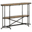 konsolbord 110x42x76 cm massivt genbrugstræ