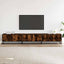 tv-bord 240x35x41 cm konstrueret træ røget egetræsfarve