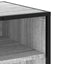 tv-bord 180x40x46 cm konstrueret træ grå sonoma-eg