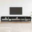 tv-bord 270x40x46 cm konstrueret træ sort