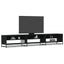 tv-bord 270x40x46 cm konstrueret træ sort