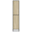 bogreol 60x35x170,5 cm konstrueret træ sonoma-eg