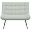 bænk 110x74x84 cm velour lysegrå