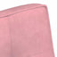 bænk 110x74x84 cm velour lyserød