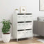 skab 68x39x101,5 cm stål hvid