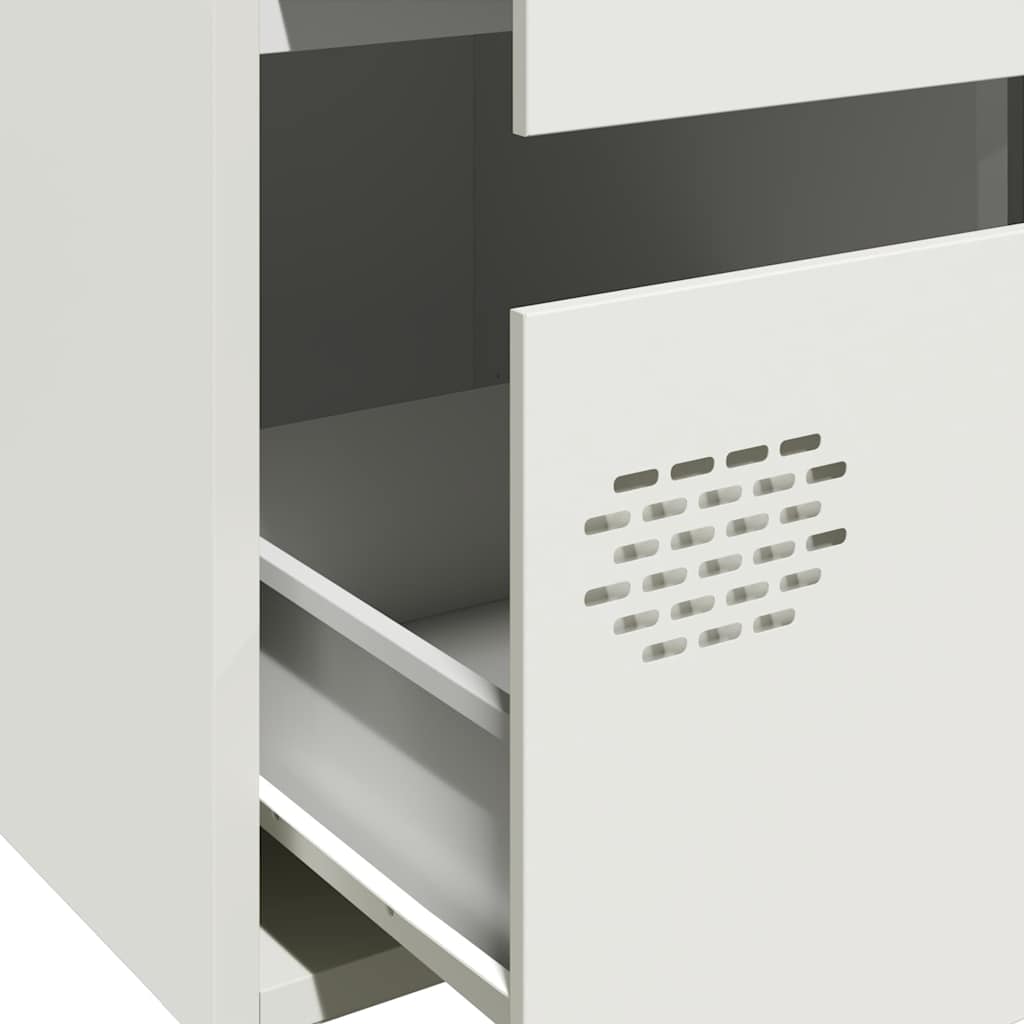 skab 68x39x101,5 cm stål hvid
