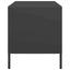 tv-bord 68x39x43,5 cm koldvalset stål sort