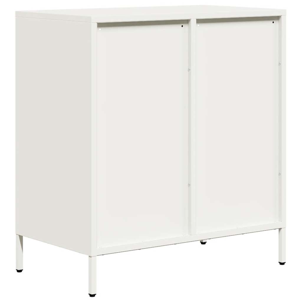 skab 68x39x73,5 cm koldvalset stål hvid