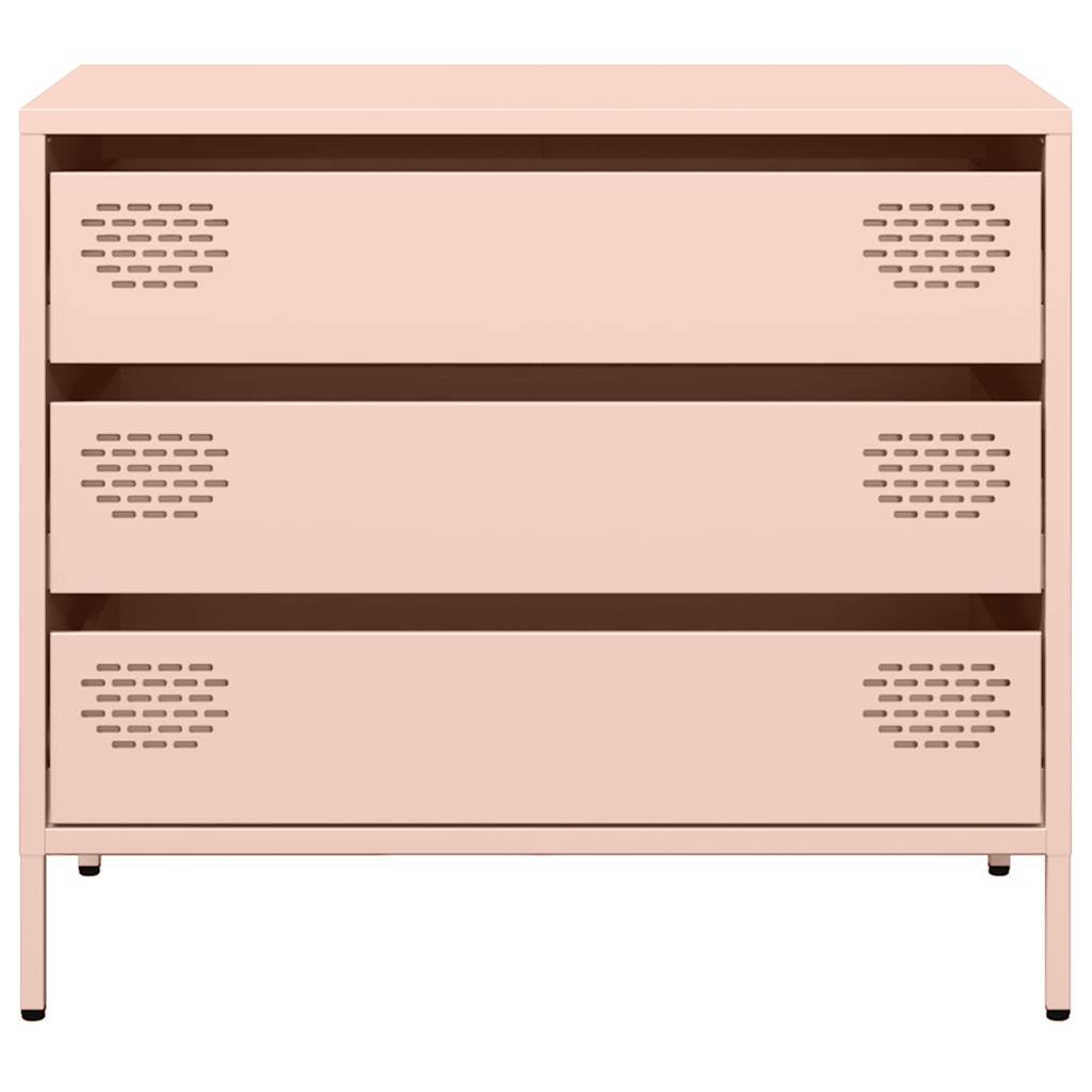 skab 68x39x58,5 cm koldvalset stål lyserød
