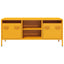 tv-bord 101,5x39x43,5 cm koldvalset stål sennepsgul