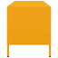 tv-bord 68x39x43,5 cm koldvalset stål sennepsgul