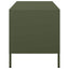 tv-bord 68x39x43,5 cm koldvalset stål olivengrøn