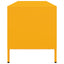 tv-bord 135x39x43,5 cm koldvalset stål sennepsgul