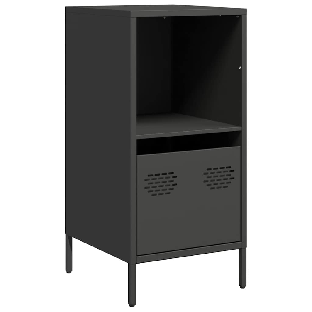 skænk 35x39x73,5 cm koldvalset stål sort