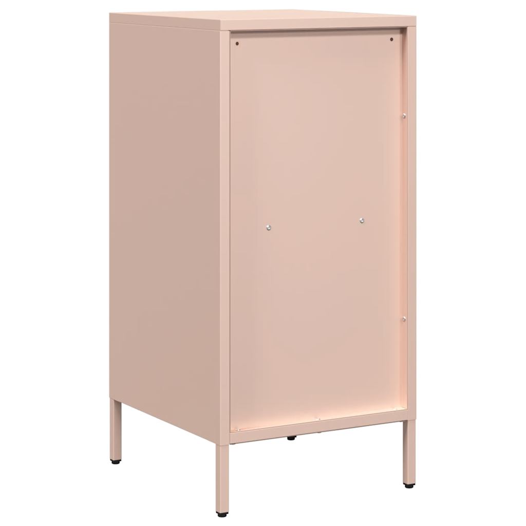 skab 35x39x73,5 cm koldvalset stål lyserød