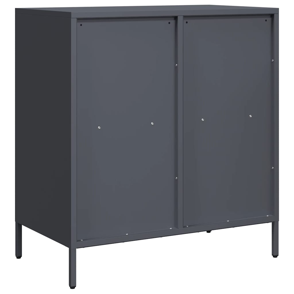 skænk 68x39x73,5 cm koldvalset stål antracitgrå