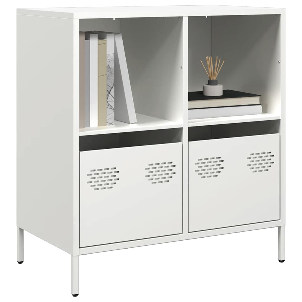 skab 68x39x73,5 cm koldvalset stål hvid