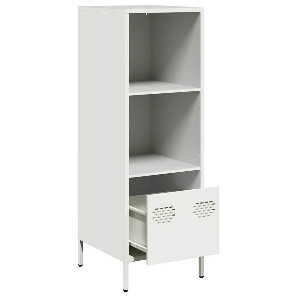 skab 35x39x103,5 cm stål hvid