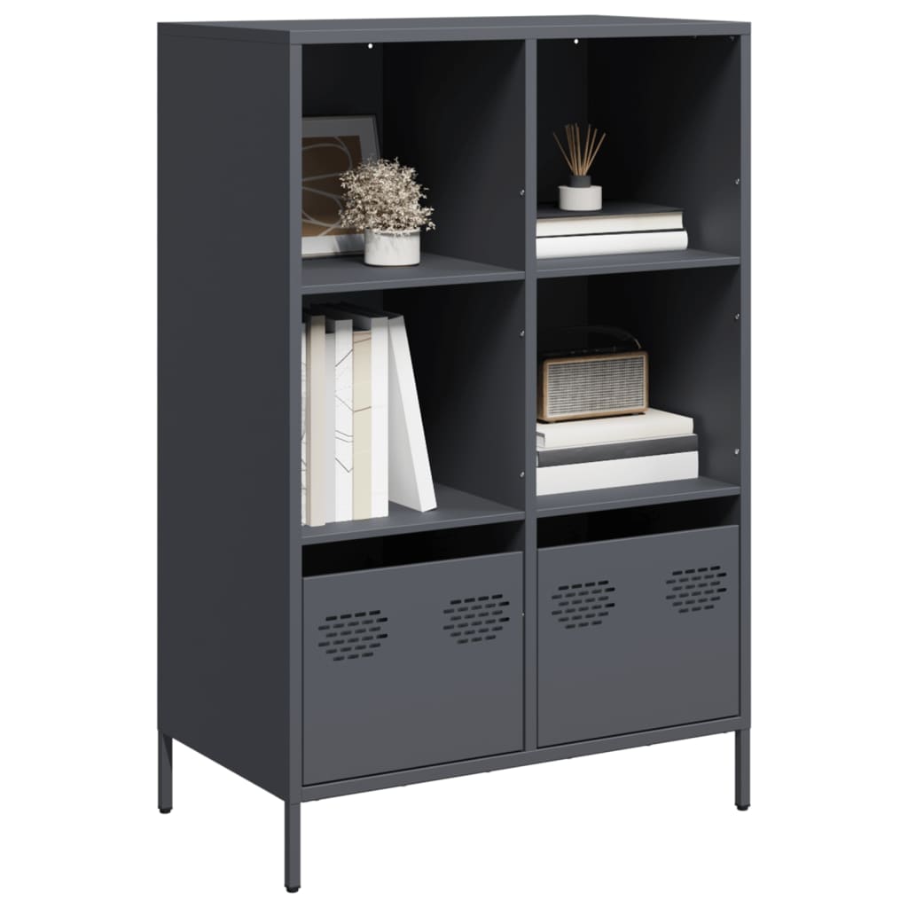 skab 68x39x103,5 cm stål antracitgrå