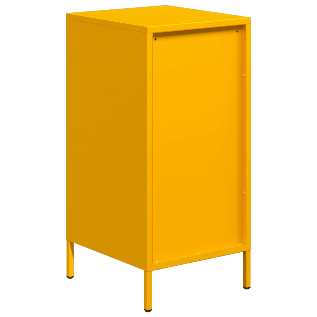 skab 35x39x73,5 cm koldvalset stål sennepsgul