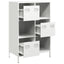 skab 68x39x103,5 cm stål hvid
