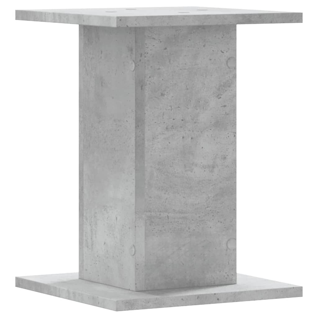 højtalerstativer 2 stk. 30x30x40 cm konstrueret træ betongrå