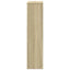 radiatorskjuler 78x20x82 cm konstrueret træ sonoma-eg