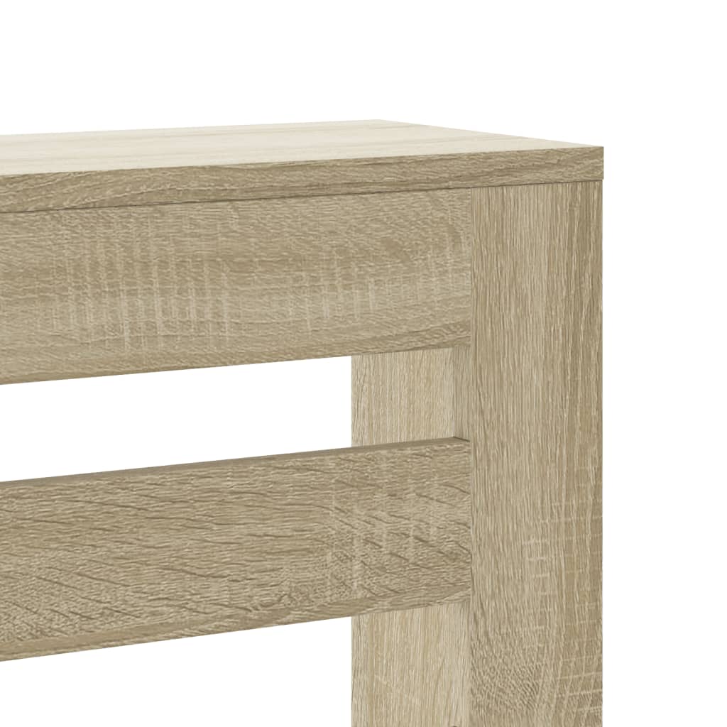 radiatorskjuler 78x20x82 cm konstrueret træ sonoma-eg