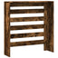 radiatorskjuler 78x20x82 cm konstrueret træ røget egetræsfarve