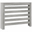 radiatorskjuler 104x20x82 cm konstrueret træ grå sonoma-eg