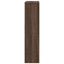 radiatorskjuler 104x20x82 cm konstrueret træ brun egetræ