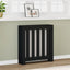 radiatorskjuler 78x20x82 cm konstrueret træ sort
